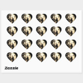 Maneschijn Hart Sticker (Vel)