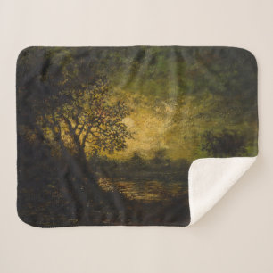 Maneschijn (van Ralph Albert Blakelock) Sherpa Deken
