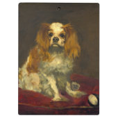 Manet A King Charles Spaniel Klembord (Achterkant)