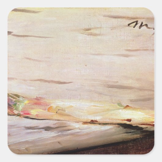 Manet | Asparagus, 1880 Vierkante Sticker (Voorkant)