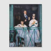 Manet - Balcon / Le Balcon Carte magnétique (Devant)
