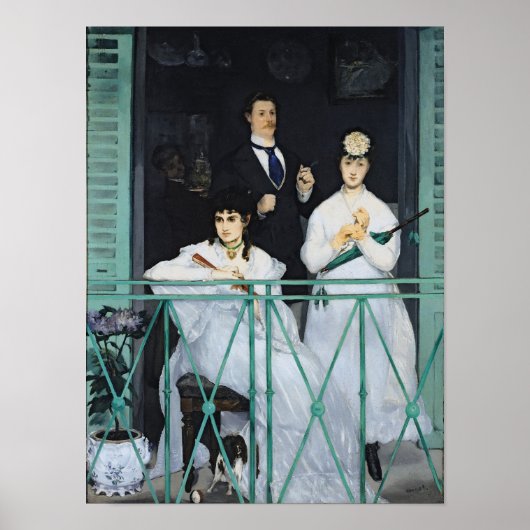 Manet | Balcony, 1868-9 Poster (Voorkant)