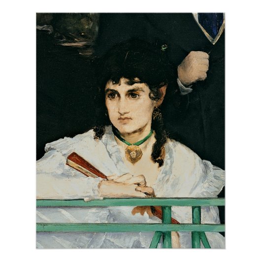 Manet | Balcony, detail, 1868-9 Perfect Poster (Voorkant)