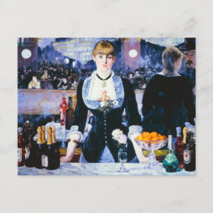 Manet Bar aux Folies Bergere Invitations