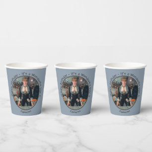 Manet Bar in het Folies-Bergère Party Collectie Papieren Bekers