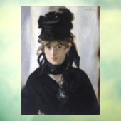 Manet - Berthe Morisot met een boeket van violette Raamsticker (Vel 3)