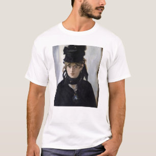 Manet - Berthe Morisot met een boeket van violette T-shirt