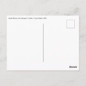 Manet - Berthe Morisot met een boeket viooltjes Briefkaart (Achterkant)