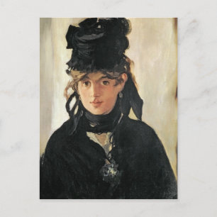 Manet   Berthe Morisot met een Bouquet van Violets Briefkaart