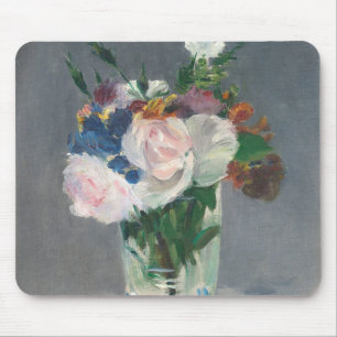 Manet   Bloemen in een kristalvet, c.1882 Muismat