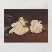 Manet | Branch of White Peonies and Secateurs Briefkaart (Voorkant)