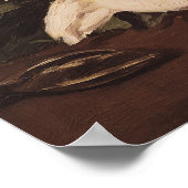 Manet | Branch of White Peonies and Secateurs Poster (Hoek)