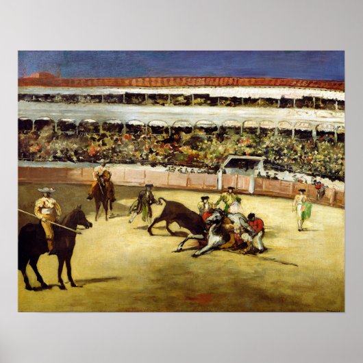 Manet | Bull Fight, 1865 Poster (Voorkant)