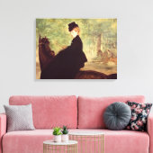 Manet | De Horsvrouw, 1875 Canvas Afdruk (Insitu (Woonkamer))