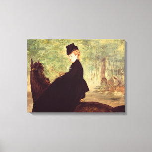 Manet   De Horsvrouw, 1875 Canvas Afdruk