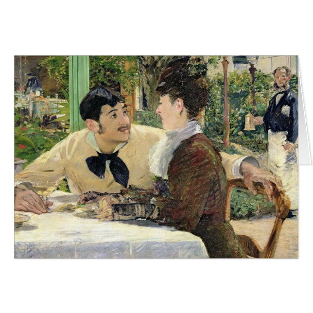 Manet | De tuin van Pere Lathuille, 1879 (Voorkant Horizontaal)