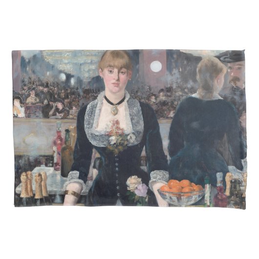 Manet - Een bar bij de Folies-Bergere Kussensloop (Voorkant)