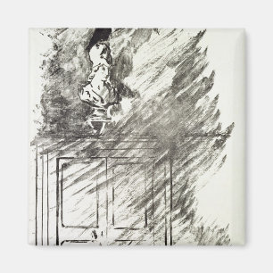 Manet   Illustratie voor de "Raven" Magneet