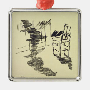 Manet   Illustratie voor de "Raven" Metalen Ornament
