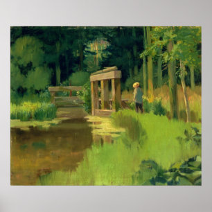 Manet   In een park Poster