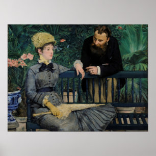 Manet - in het conservatoir beslag - hoofdkwartier poster