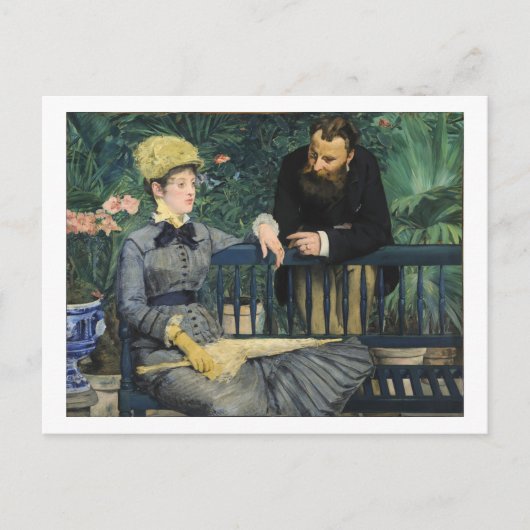 Manet in het conservatorium briefkaart (Voorkant)