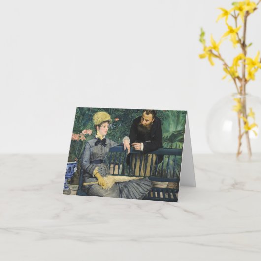 Manet, In het Conservatorium Kaart (Gele Bloem)