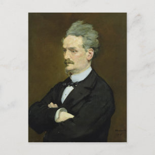 Manet Journalist Henri Rochefort, 1881 Briefkaart