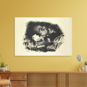 Manet | Le Corbeau, 1875 Canvas Afdruk (Insitu (Woonkamer))