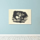 Manet | Le Corbeau, 1875 Canvas Afdruk (Insitu (Houten vloer))