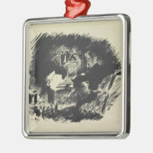 Manet | Le Corbeau, 1875 Metalen Ornament (Links)