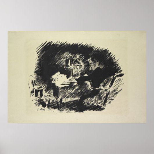 Manet | Le Corbeau, 1875 Poster (Voorkant)