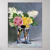Manet Lilacs en Rozen Fine Art Print (Voorkant)