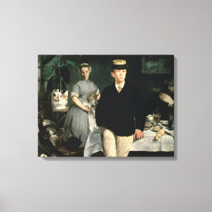 Manet   Luncheon in de Studio, 1868 Canvas Afdruk