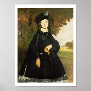 Manet   Madame Brunet Poster