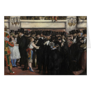 Manet Masked Ball at the Opera, 1873