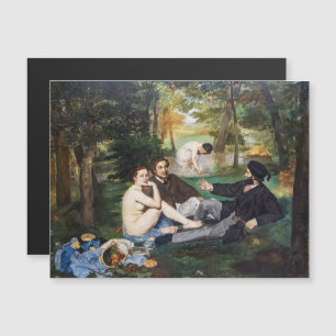 Manet - Picknick op het gras Magnetische kaart