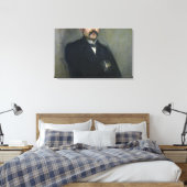 Manet | Portret van Georges Clemenceau, 1879 Canvas Afdruk (Insitu (Slaapkamer))