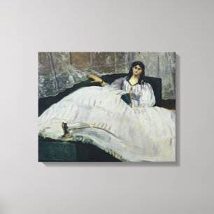 Manet Portret van Jeanne Duval, 1862 Canvas Afdruk