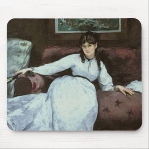 Manet Rest, portret van Berthe Morisot Muismat