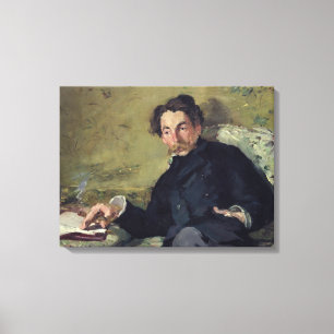 Manet Stephane Mallarme 1876 Canvas Afdruk
