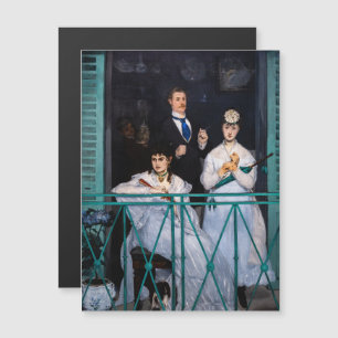 Manet - The Balcony / Le Balcon Magnetic Kaart