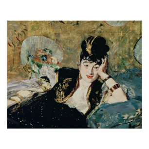 Manet The Lady with Fans Perfect Poster