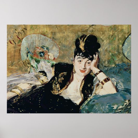 Manet | The Lady with Fans Poster (Voorkant)
