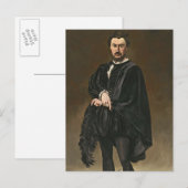 Manet | Tragedian Actor (Rouviere als Hamlet) Briefkaart (Voorkant / Achterkant)