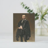 Manet | Tragedian Actor (Rouviere als Hamlet) Briefkaart (Staand voorkant)