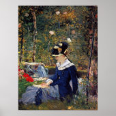 Manet - Young Woman in Garden, 1880 Poster (Voorkant)