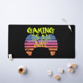 Manette de jeu Art Citation Rétro Coucher de Solei