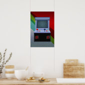 Manette de jeu vidéo d'arcade décoration murale co (Cuisine)