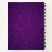 Manette de jeu violette personnalisée Cahier de l' (Dos)